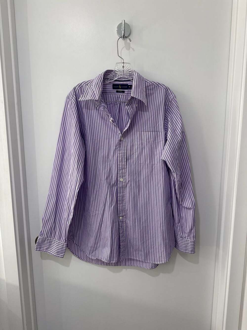 Ralph Lauren RL Poplin Striped Long Sleeve Button-Down Shirt